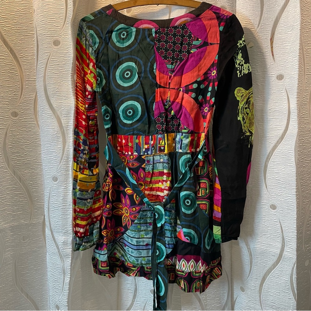 Desigual Patchwork Tunic Top Womens - Picture 7 of 12